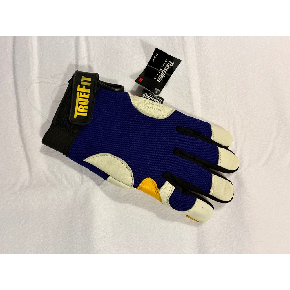 Tillman 1495 TrueFit Goatskin Insulated Work Left Glove Only Blue Gold XXL NWT